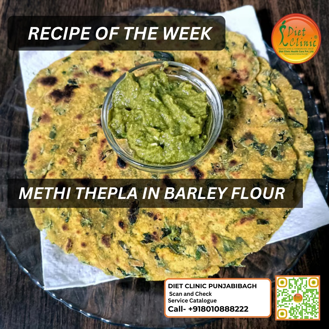 Methi Thepla in Barley flour